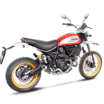 Escape Leovince Ducati Scrambler 800 Desert 2017-2018 LV-10 Black - vista 2