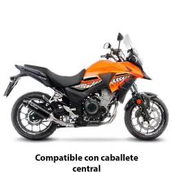 Escape Leovince Honda CB 500 X 2017-2018 Nero - vista 1 Escape Leovince Honda CB 500 X 2017-2018 Nero - vista 1