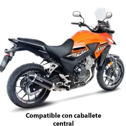 Escape Leovince Honda CB 500 X 2017-2018 Nero - vista 2 Escape Leovince Honda CB 500 X 2017-2018 Nero - vista 2