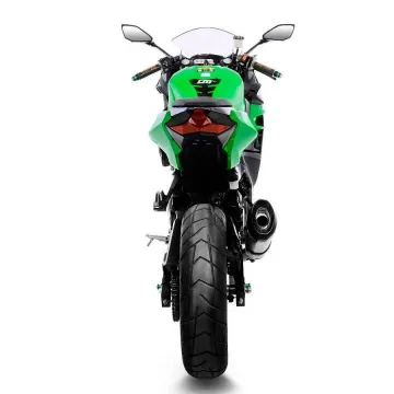 Escape completo Leovince Kawasaki Ninja 400 2018-2021 Factory S Inox - vista 3