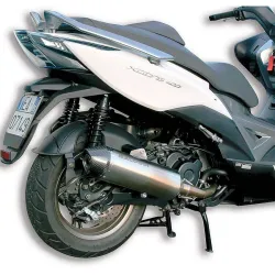 Escape completo Malossi Kymco Xciting 400 anterior 2017 - vista 1 Escape completo Malossi Kymco Xciting 400 anterior 2017 - vista 1