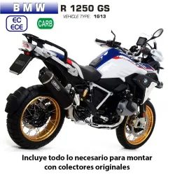 Escape BMW R 1250 GS 2019-2021 Arrow Maxi Race-Tech Aluminio - vista 2