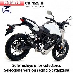 Escape completo Honda CB 125 R 2018-2020 Arrow X-Kone Nichrom Dark copa Carbono - vista 2