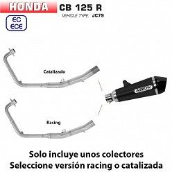 Escape completo Honda CB 125 R 2018-2020 Arrow X-Kone Nichrom Dark copa Carbono - vista 3