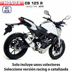 Escape completo Honda CB 125 R 2018-2019 Arrow Thunder Aluminio copa Carbono - vista 2