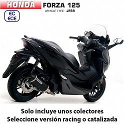 Escape completo Honda Forza 125 2017-2020 Arrow Urban Aluminio Dark - vista 2