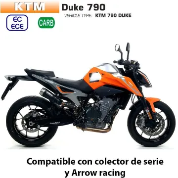 Escape KTM 790 Duke 2018-2020 Arrow ProRace Nichrom Dark - vista 1