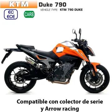 Escape KTM 790 Duke 2018-2020 Arrow GP2 Titanio - vista 1