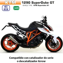 Escape KTM 1290 Superduke GT 2017-2021 Arrow Xkone Nichrom copa Carbono - vista 1 Escape KTM 1290 Superduke GT 2017-2021 Arrow Xkone Nichrom copa Carbono - vista 1