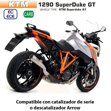 Escape KTM 1290 Superduke GT 2017-2021 Arrow ProRace Nichrom - vista 2
