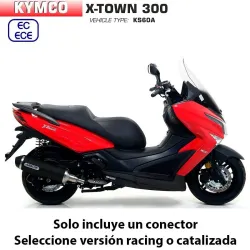 Escape Kymco X-Town 2017-2019 Arrow Urban Aluminio Dark - vista 1