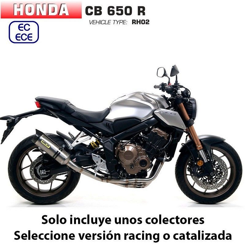 Escape completo Arrow Honda CB 650 R 2019-2021 Thunder Titanio copa Carbono - vista 1