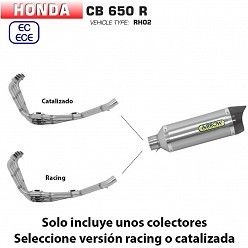 Escape completo Arrow Honda CB 650 R 2019-2021 Thunder Titanio copa Carbono - vista 2