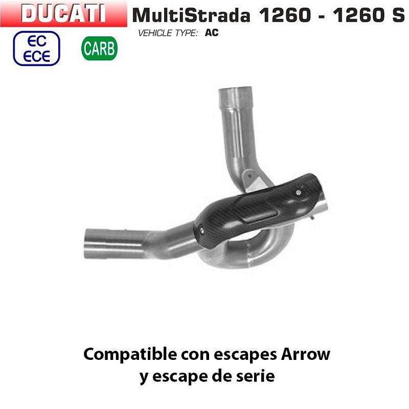Descatalizador Arrow Ducati Multistrada 1260 - S 