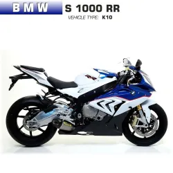 Escape completo BMW S1000RR 2015-2018 Arrow Competition EVO Titanio - Inox - vista 1