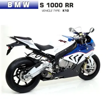Escape completo BMW S1000RR 2015-2018 Arrow Competition EVO Titanio - Inox - vista 2