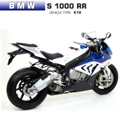 Escape completo BMW S1000RR 2015-2018 Arrow Competition EVO Titanio - Inox - vista 2