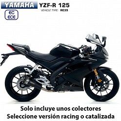 Escape completo Yamaha YZF-R 125 2019-2020 Arrow ProRace Nichrom Dark - vista 1