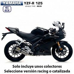 Escape completo Yamaha YZF-R 125 2019-2020 Arrow Thunder Titanio copa Carbono - vista 1