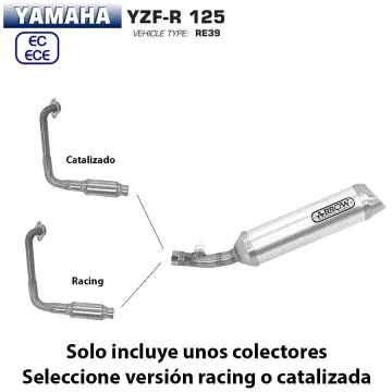 Escape completo Yamaha YZF-R 125 2019-2020 Arrow Thunder Aluminio copa Inox - vista 1