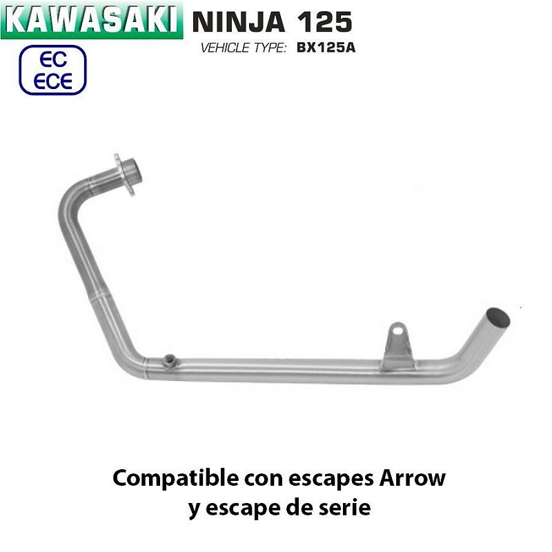 Colectores Kawasaki Ninja 125 2019-2020 Arrow 