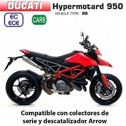 Escape Ducati Hypermotard 950 - SP Arrow ProRace Nichrom - vista 1