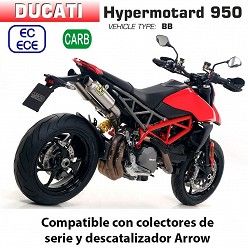 Escape Ducati Hypermotard 950 - SP Arrow GP2 Full Titanio - vista 2
