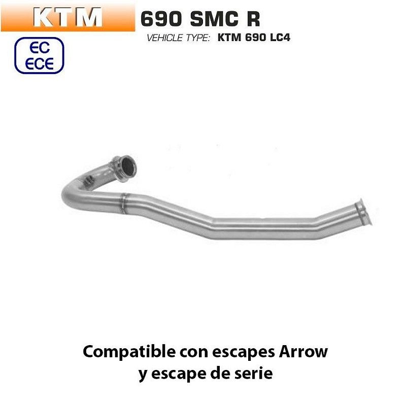 Colectores KTM 690 SMC R 2019-2020 Arrow 