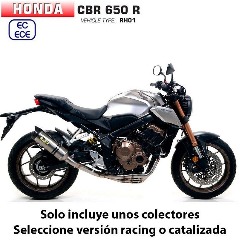 Escape completo Honda CBR 650 R 2019-2021 Arrow Thunder Titanio copa Carbono - vista 1