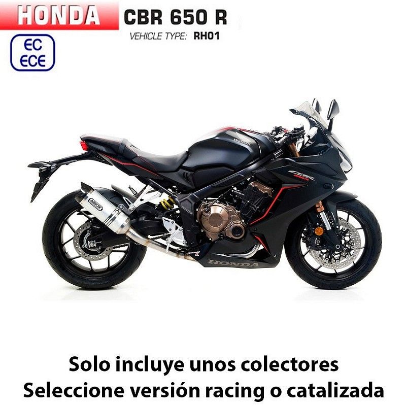 Escape completo Honda CBR 650 R 2019-2021 Arrow Thunder Aluminio copa Carbono - vista 1