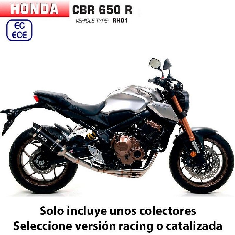 Escape completo Honda CBR 650 R 2019-2021 Arrow Thunder Aluminio Dark copa Carbono - vista 1