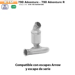 Descatalizador KTM 790 Adventure Arrow 