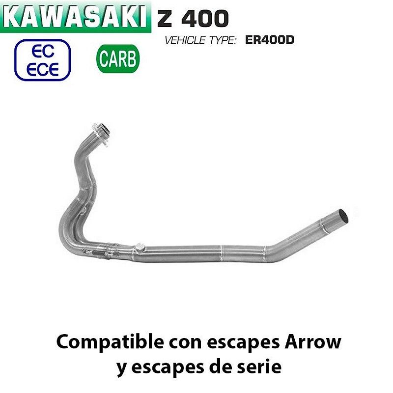 Colectores Kawasaki Z400 Arrow 