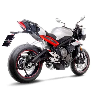 Escape Leovince Triumph Street Triple 765 S - R 2017-2021 LV One Evo Inox - vista 2