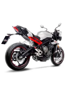 Escape Leovince Triumph Street Triple 765 S - R 2017-2021 LV One Evo Carbono - vista 1 2