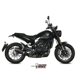 Escape Benelli Leoncino 500 MIVV Oval Carbono - vista 1