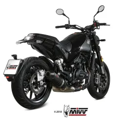 Escape Benelli Leoncino 500 MIVV Oval Carbono - vista 2