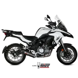 Escape Benelli TRK 502 2017-2018 MIVV Oval Carbono - vista 1