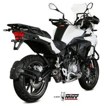 Escape Benelli TRK 502 2017-2018 MIVV Oval Carbono - vista 2