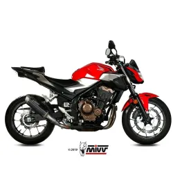 Escape Honda CB 500 F 2019-2020 MIVV GP Pro Black - vista 1