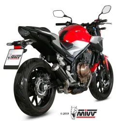 Escape Honda CB 500 F 2019-2020 MIVV MK3 Carbono - vista 2