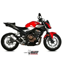 Escape Honda CB 500 F 2019-2020 MIVV MK3 Titanio - vista 1