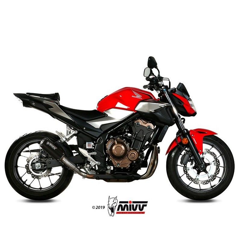 Escape Honda CB 500 F 2019-2020 MIVV MK3 Black - vista 1