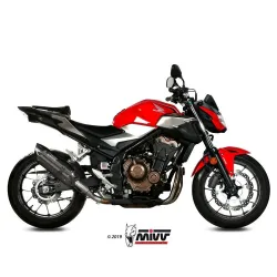 Escape Honda CB 500 F 2019-2020 MIVV Suono Black - vista 1 Escape Honda CB 500 F 2019-2020 MIVV Suono Black - vista 1