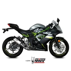 Escape Kawasaki Ninja 125 MIVV MK3 Titanio - vista 1