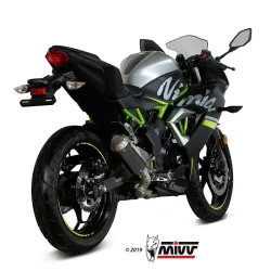 Escape Kawasaki Z125 MIVV MK3 Carbono - vista 2 Escape Kawasaki Z125 MIVV MK3 Carbono - vista 2