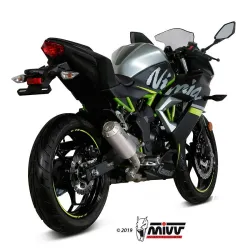 Escape Kawasaki Z125 MIVV MK3 Titanio - vista 2 Escape Kawasaki Z125 MIVV MK3 Titanio - vista 2