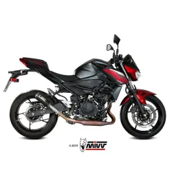 Escape Kawasaki Z400 MIVV MK3 Carbono - vista 1 Escape Kawasaki Z400 MIVV MK3 Carbono - vista 1