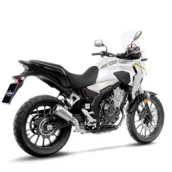 Escape Leovince Honda CB 500 X 2019-2022 LV-10 Inox - vista 2 Escape Leovince Honda CB 500 X 2019-2022 LV-10 Inox - vista 2