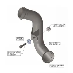 Descatalizador Leovince KTM 790 Duke 2018-2020 Descatalizador Leovince KTM 790 Duke 2018-2020